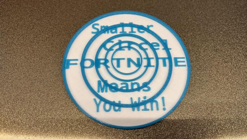 Fortnite Circel II Coaster 2 Color Print