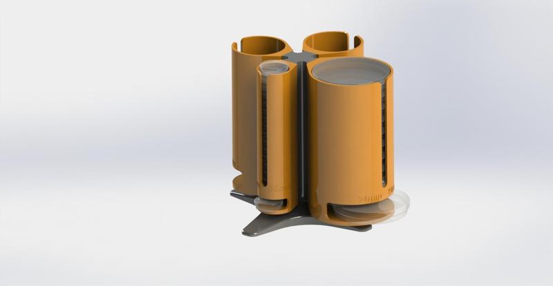 Rotating Petri dish Holder