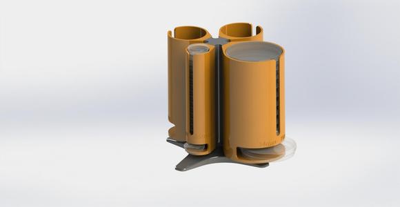 Rotating Petri dish Holder