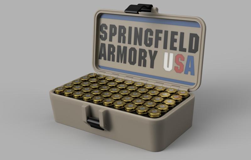 9x19 Springfield Armory ammo box