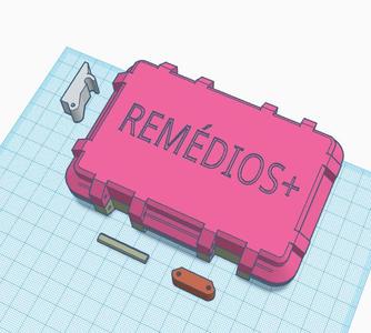 medicine box 120mm x 80mm x 34mm