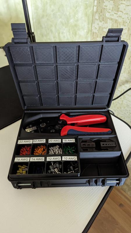 Gridfinity crimper jaws holder