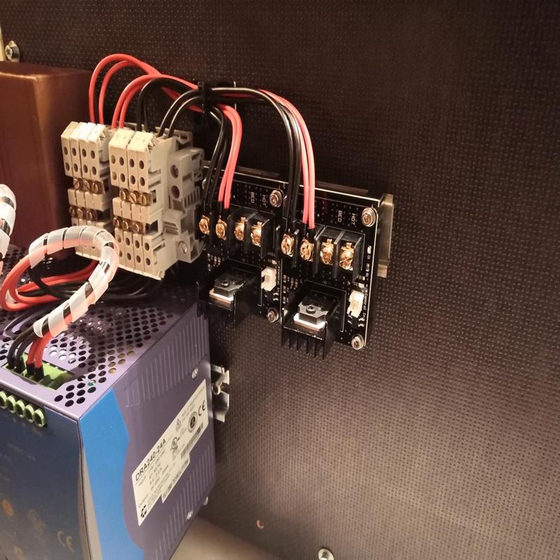 External Mosfet holder for DIN Rail