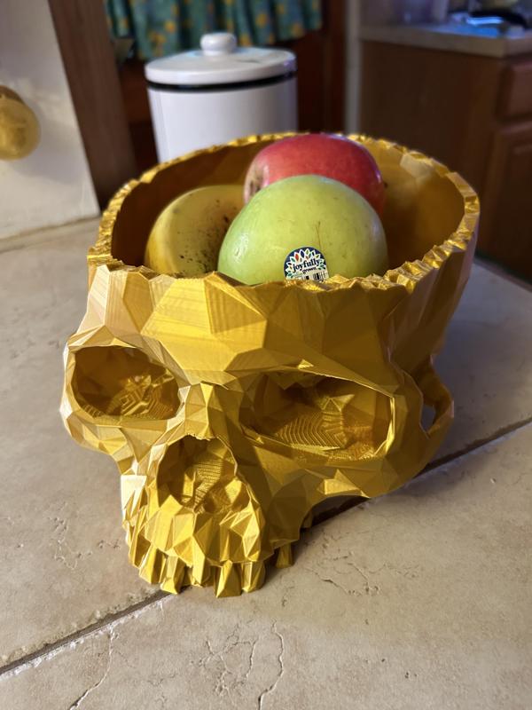 Semi-LowPoly Skull Bowl