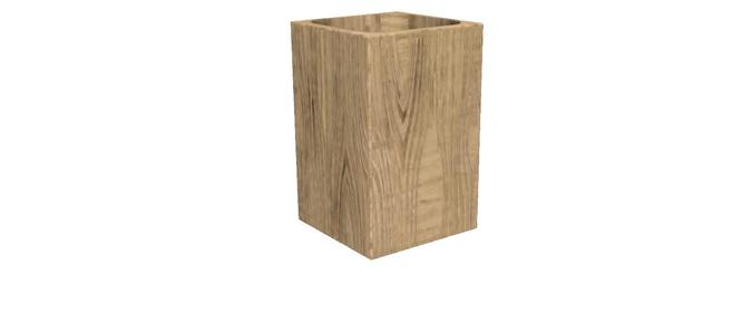 Wooden vase