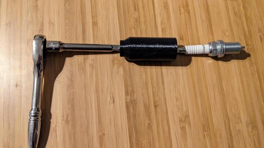 5/8" spark plug socket for 1/4" drive (tested and didn't hold up)