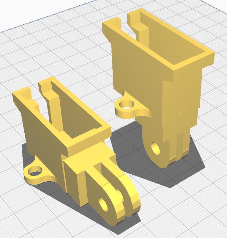 Servo Gopro Mounts (SG90, MG90S, small servos)