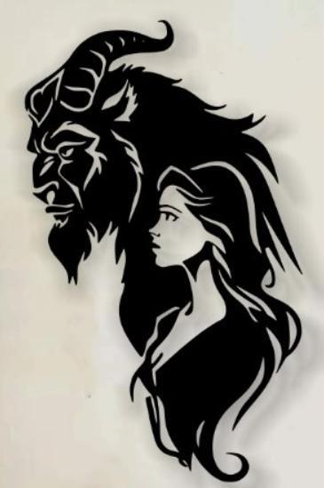 Beauty and the Beast Wall Decor