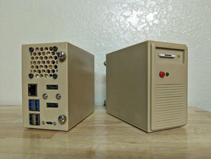 Raspberry Pi 5 case - Retro tower desktop