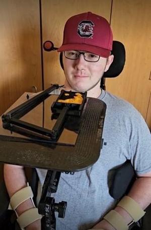 Self-Feeder for High Level Paralysis