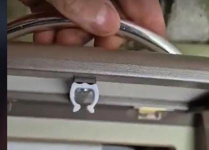 Solifer caravan overhead door lock clip