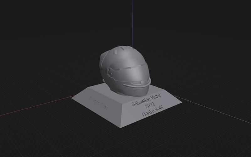 Sebastian Vettel F1 Helmet