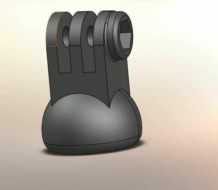 Base for gopro and / or action camera