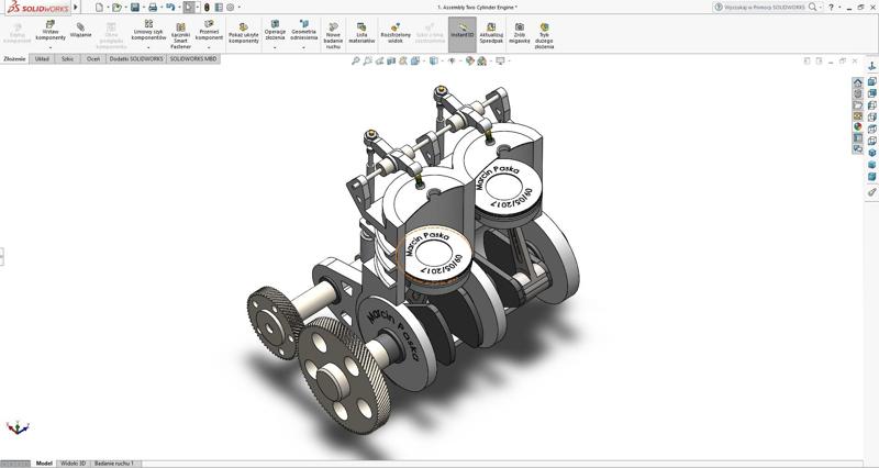 Two cylinder enginee