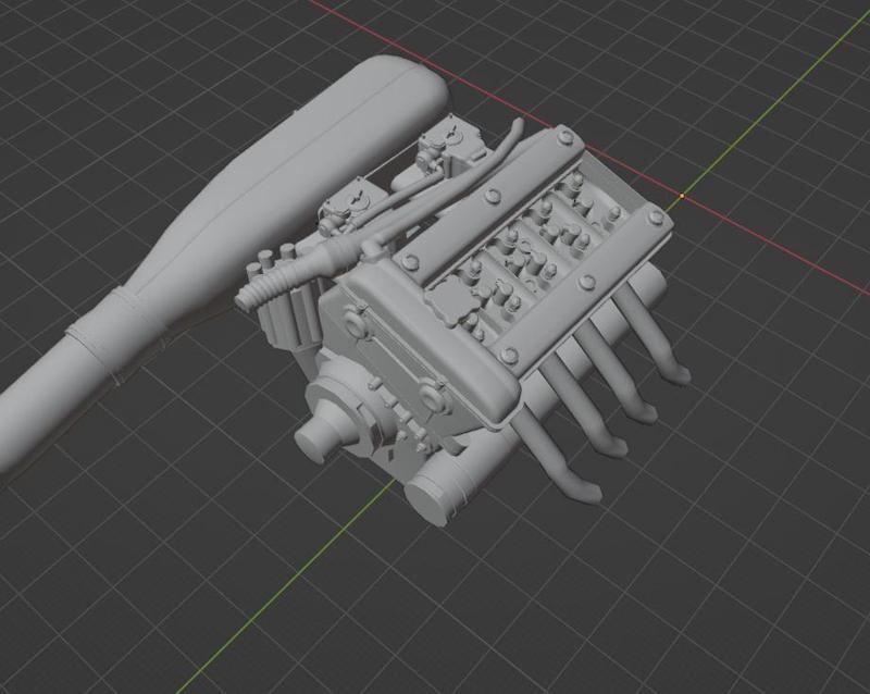 Alpha GULIA TZ2 1965 engine