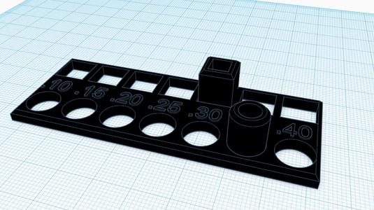 Printer Tolerance Test - Optimized, Faster Print and Less Filament