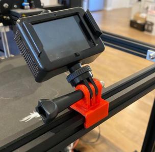 Ender 5 GoPro Clip FIXED