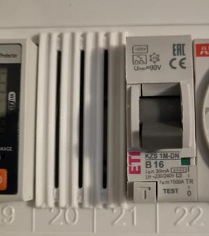 Cover for household electrical panel