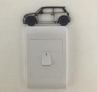 R56 Mini Cooper S Silhouette Wall Art