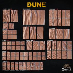 Dune (Square) - Bases and Toppers