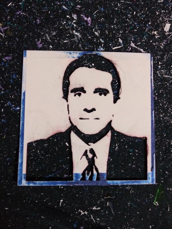 Michael Scott Stencil