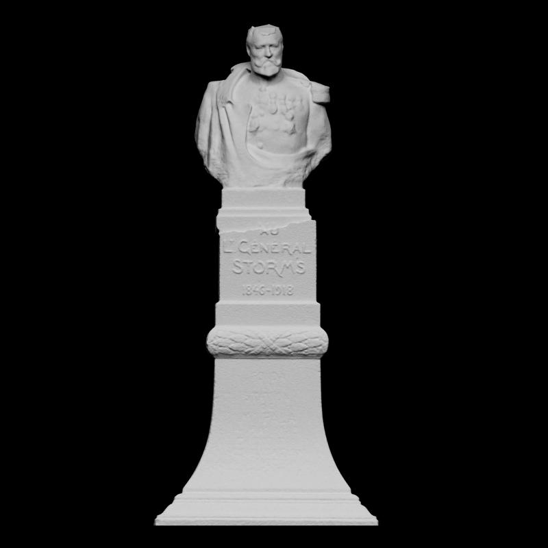 Bust of General Storms