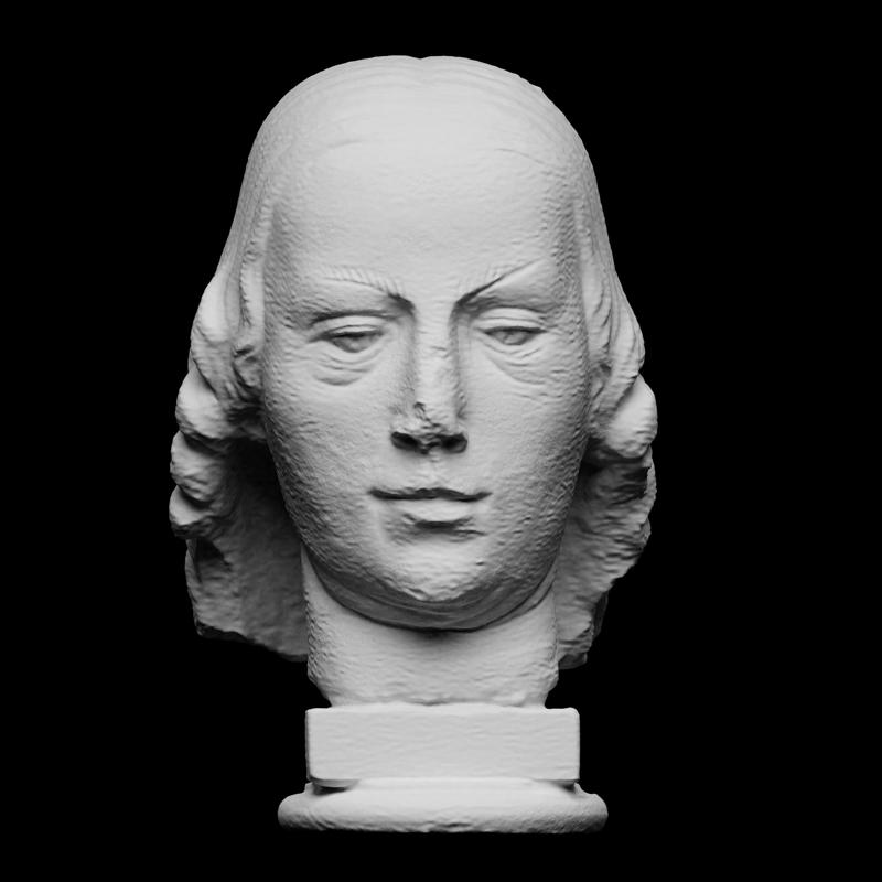 Female head. Fragment of a statue