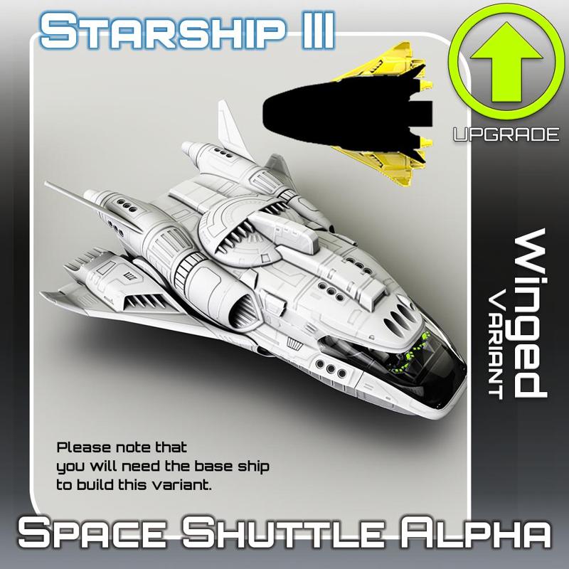 Space Shuttle Alpha Winged Variant Upgrade