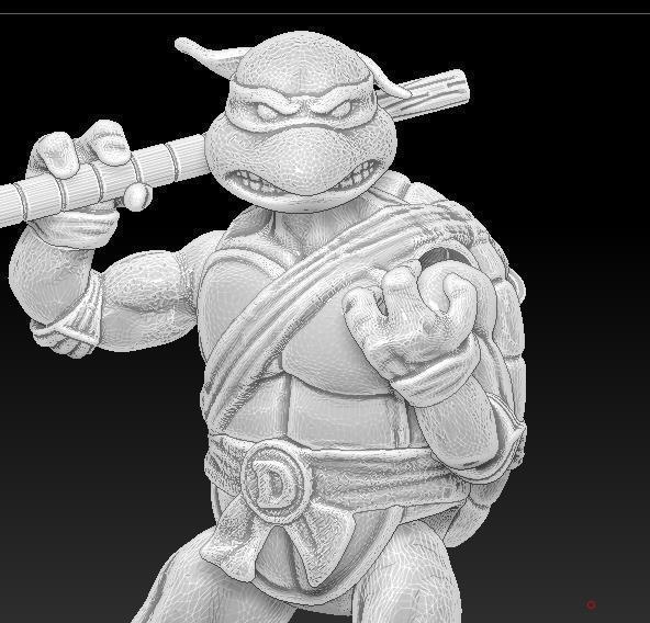 Donatello TMNT 6" 3D PRINTABLE ACTION FIGURE.