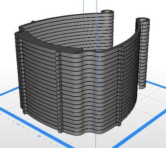 Stackable close visor frame europe iso838 v3