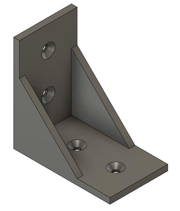 90 degree angle support bracket