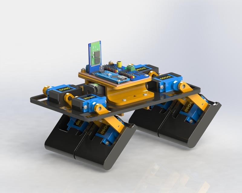 Quadruped version 2 // Arduino