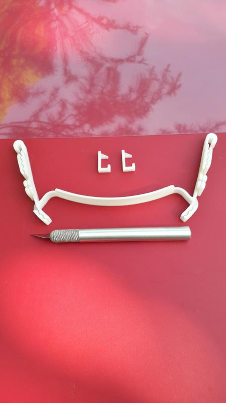 Visière avec clips (PEE)