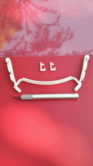 Visière avec clips (PEE)