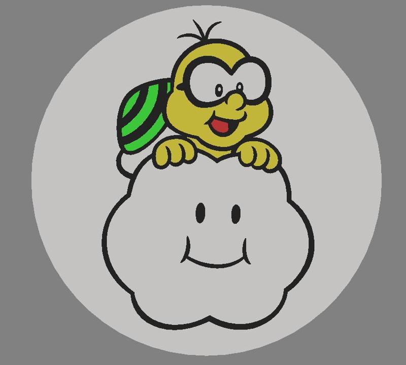 Coaster Lakitus Mario