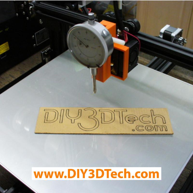Creality CR-10 Dial Indicator Mount for Bed Level/Tramming