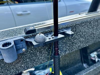 Fishing Rod / Weight Holder - Easy Quick Release!