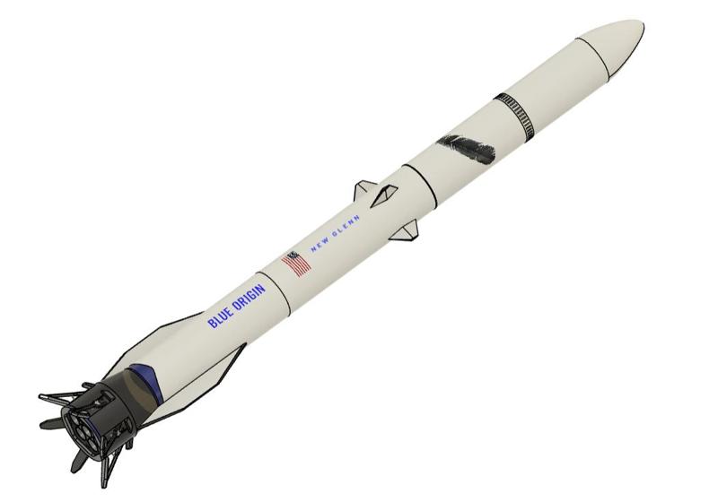 Blue Origin New Glenn Detailed Model