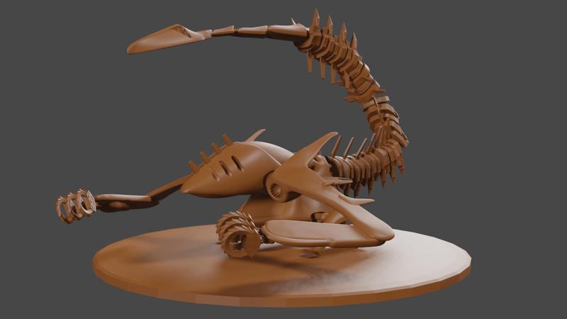 Final Fantasy 13 inspired, Manasvin Warmech , Tabletop DnD miniature