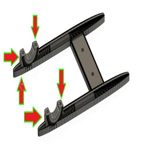 Spektrum DX6 Stand (no Support) by Talisman013