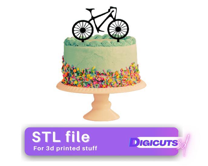 Cake Topper Bike STL file