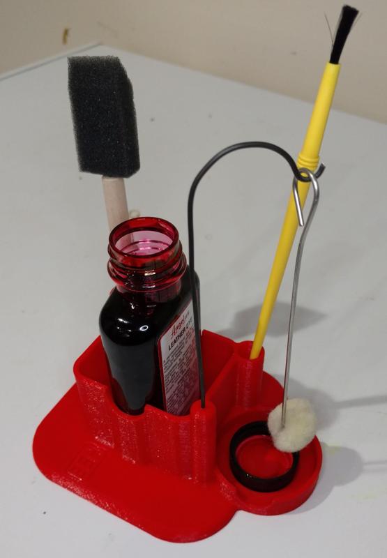 3oz & 4oz leather Dye Bottle Holder