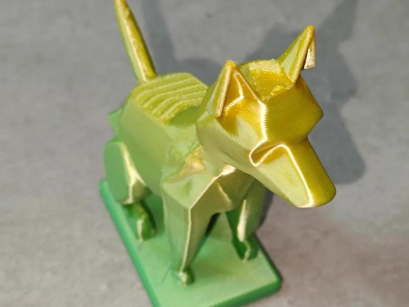 Geometrically Stylish Spirited Puppy