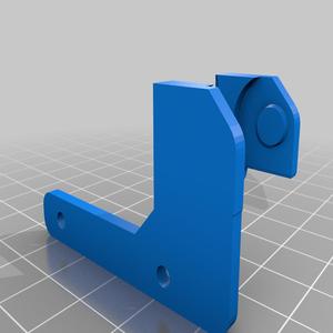 Geeetech extruder mount cable chain reinforced