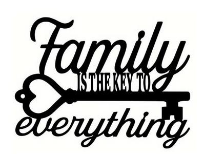 Family Is The Key To Everything Wall Decor
