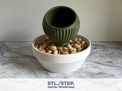 Cacti Bowl | 3D bowl kitchen | Digital Files | 3D vase | 3D digital file | 3D stl file | 3D model STL | plant | 3D planter vase