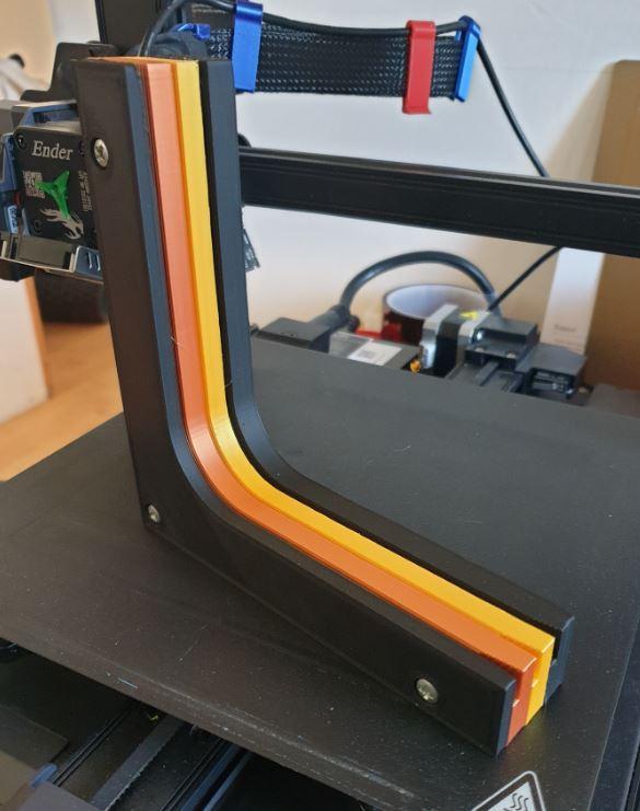 Print bed plate holder - modular
