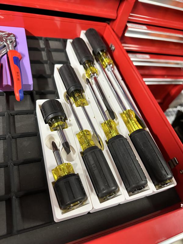 Gridfinity - Updated! Klein Tools 85148 Screwdriver Set - Compact version