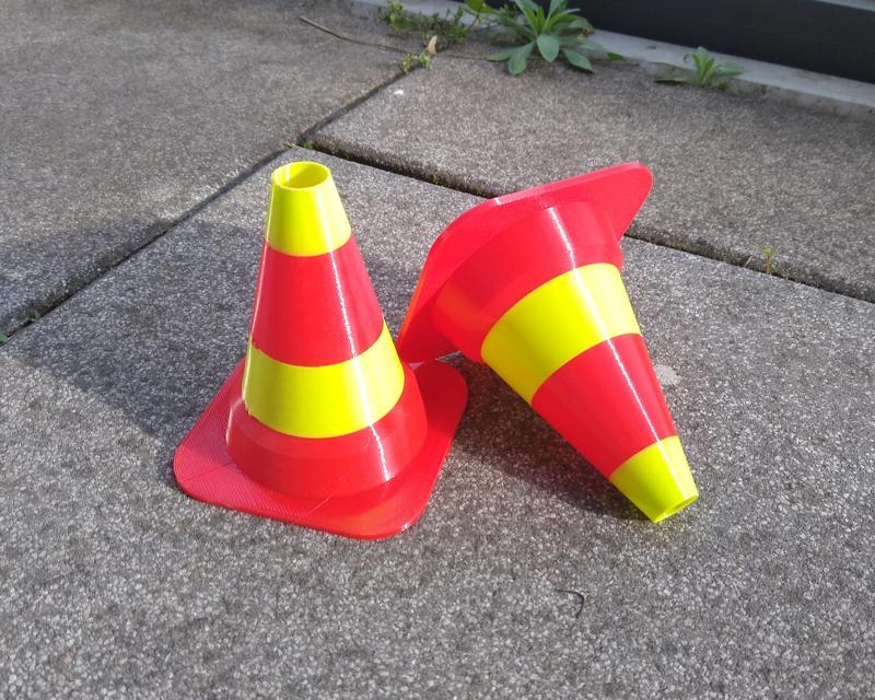 Parametric Indestructable Traffic Cone for RC Models (FreeCAD)