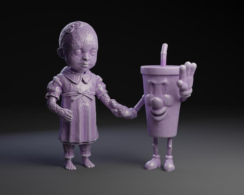 Poltergeist Baby and Milkshake Man